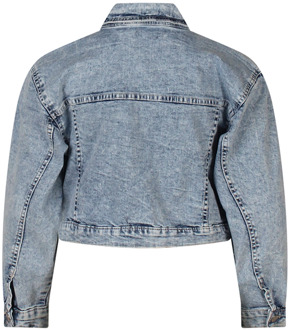 meisjes spijkerjas Bleached denim - 104-110