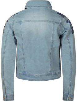 meisjes spijkerjas Bleached denim - 116-122