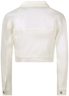 meisjes spijkerjas Ecru - 140-146