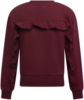 meisjes sweater Donker rood - 116-122