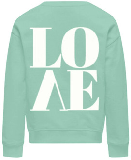 meisjes sweater Licht groen - 134-140