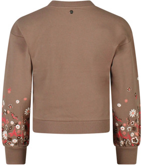 meisjes sweater Taupe - 128-134