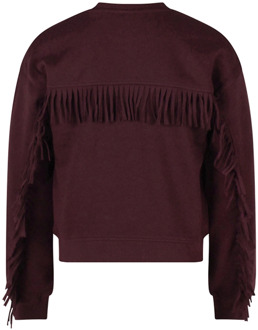 meisjes sweater Wijn rood - 116-122