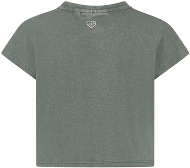 meisjes t-shirt Army - 128-134