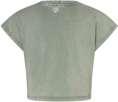meisjes t-shirt Army - 176