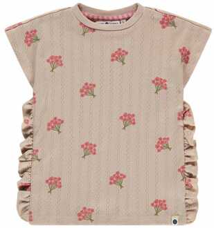 meisjes t-shirt Beige - 116