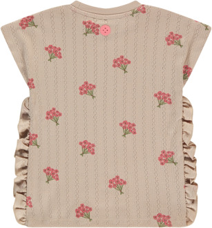 meisjes t-shirt Beige - 140