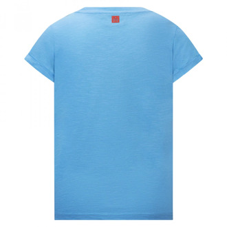 meisjes t-shirt Blauw - 134-140
