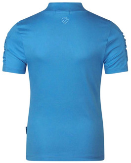 meisjes t-shirt Blauw - 152-158