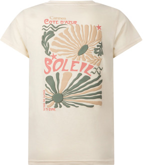 meisjes t-shirt Creme - 164-170