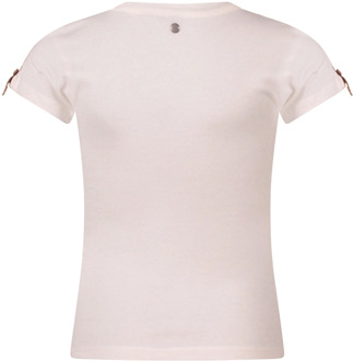 meisjes t-shirt Ecru - 152-158