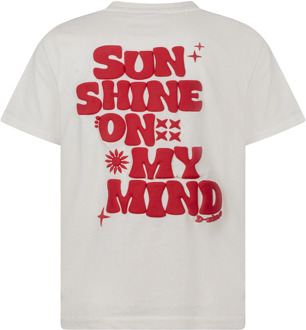 meisjes t-shirt Ecru - 176