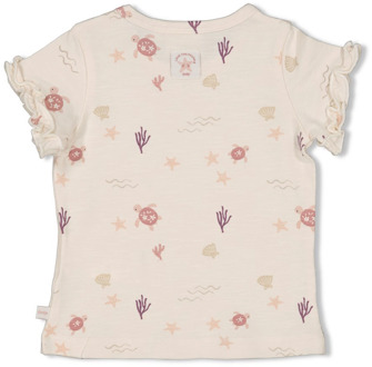 meisjes t-shirt Ecru - 74