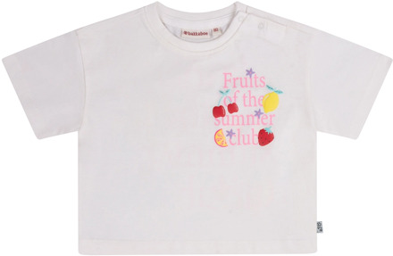 meisjes t-shirt Ecru - 86