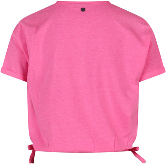 meisjes t-shirt Fel rose - 128-134