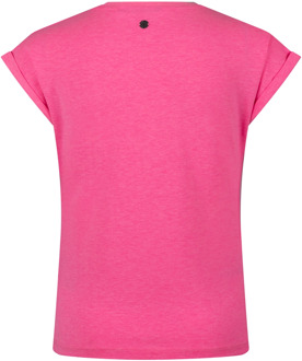 meisjes t-shirt Fel rose - 128-134