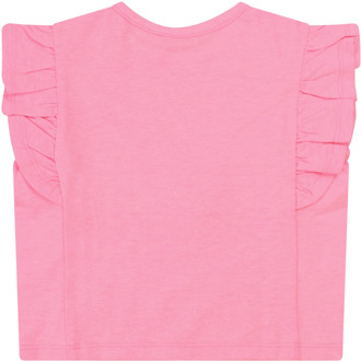 meisjes t-shirt Fel rose - 86