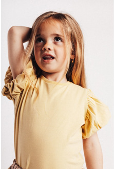 meisjes t-shirt Geel - 110-116