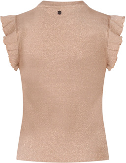 meisjes t-shirt Goud - 104-110