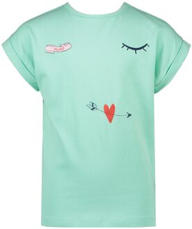 meisjes t-shirt Groen - 110