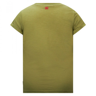 meisjes t-shirt Groen - 116