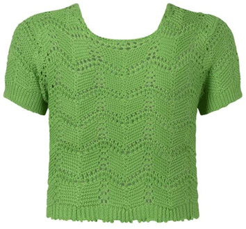 meisjes t-shirt Groen - 128-134
