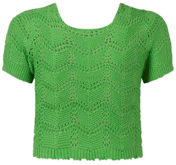 meisjes t-shirt Groen - 140-146