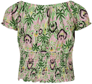 meisjes t-shirt Groen - 152-158
