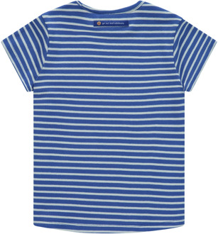 meisjes t-shirt Kobalt - 104