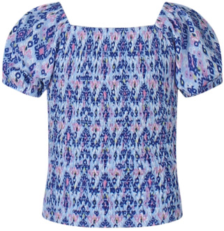 meisjes t-shirt Kobalt - 116-122