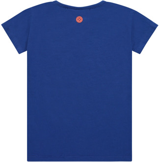 meisjes t-shirt Kobalt - 128