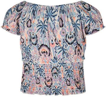 meisjes t-shirt Kobalt - 140-146