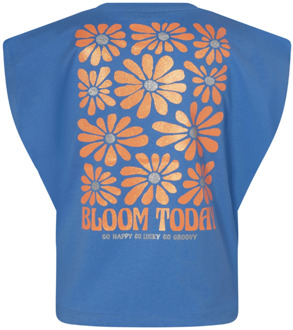 meisjes t-shirt Kobalt - 140-146