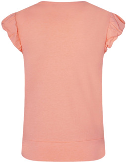 meisjes t-shirt Koraal - 128-134