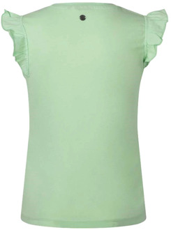 meisjes t-shirt Licht groen - 104-110
