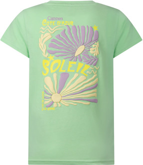 meisjes t-shirt Licht groen - 140-146
