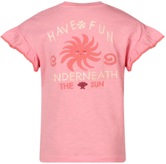 meisjes t-shirt Licht rose - 104-110