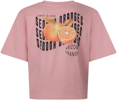meisjes t-shirt Licht rose - 116-122