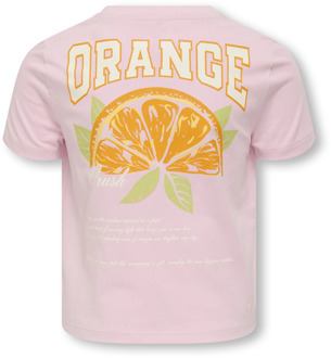 meisjes t-shirt Licht rose - 122-128