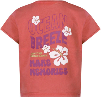 meisjes t-shirt Mauve - 116-122