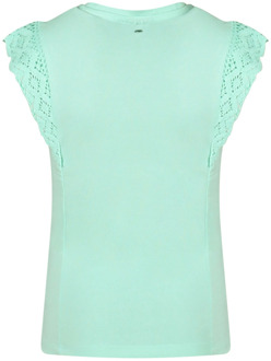 meisjes t-shirt Mint - 104-110