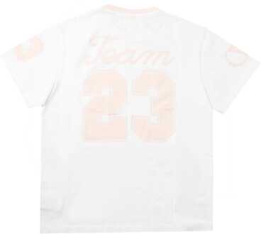 Meisjes-T-shirt Off White Juniors Team 23 in Wit roze