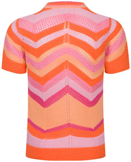 meisjes t-shirt Oranje - 128-134