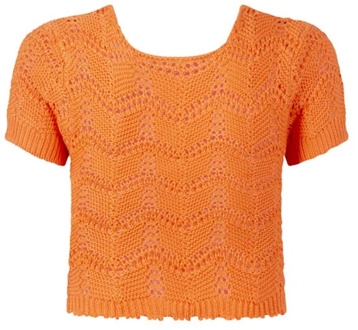 meisjes t-shirt Oranje - 140-146