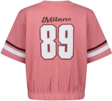 meisjes t-shirt Oud rose - 116-122