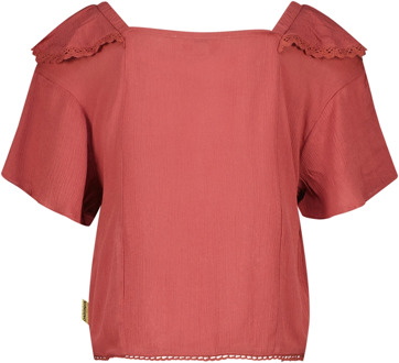meisjes t-shirt Oud rose - 140