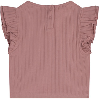 meisjes t-shirt Oud rose - 86