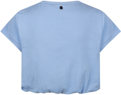 meisjes t-shirt Pastel blue - 104-110