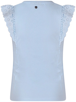 meisjes t-shirt Pastel blue - 116-122