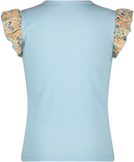 meisjes t-shirt Pastel blue - 116